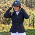 Martina Hidden Zip Show Jacket - Black (Previous Logo)